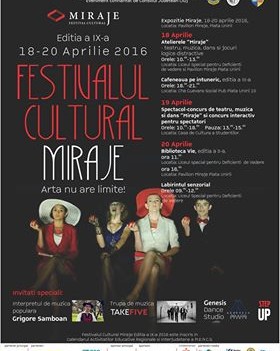 Festivalul Cultural Miraje, la Liceul Special pentru Deficienţi de Vedere din Cluj-Napoca Festivalul Cultural Miraje, la Liceul Special pentru Deficienţi de Vedere din Cluj-Napoca