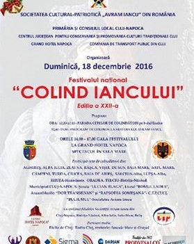 Cluj Napoca: Festivalul Naţional „Colind Iancului” a ajuns la cea de-a XXII-a ediţie Cluj Napoca: Festivalul Naţional „Colind Iancului” a ajuns la cea de-a XXII-a ediţie