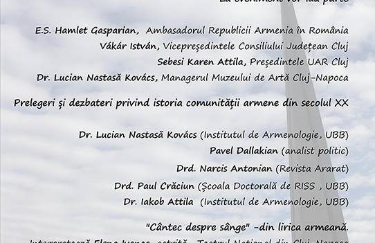 Repere culturale armeneşti la Muzeul de Artă Cluj Napoca Repere culturale armeneşti la Muzeul de Artă Cluj Napoca