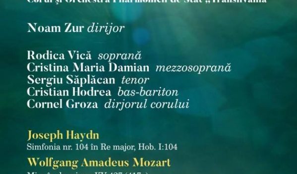 Concert sub bagheta dirijorului israelian Noam Zur, în Cluj-Napoca Concert sub bagheta dirijorului israelian Noam Zur, în Cluj-Napoca