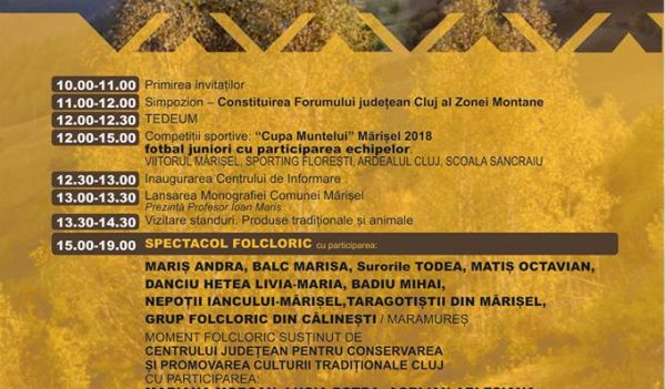 „Ziua Muntelui”, sărbătorită în localitatea clujeană Mărișel „Ziua Muntelui”, sărbătorită în localitatea clujeană Mărișel