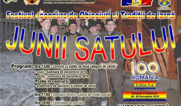 Festival-concurs de obiceiuri și tradiții –„Junii Satului”, în comuna Măguri-Răcătău Festival-concurs de obiceiuri și tradiții –„Junii Satului”, în comuna Măguri-Răcătău