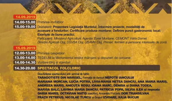 „Ziua Muntelui”, în localitatea clujeană Mărișel „Ziua Muntelui”, în localitatea clujeană Mărișel